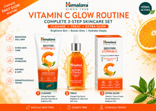 Himalaya Vitamin C Face Wash Serum Cream Set Brightening Glow Skincare Routine