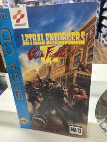 Lethal Enforcers 2: Gun Fighters - Sega CD Game And Manual Only