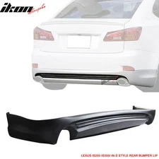 For 06-13 Lexus IS250 IS350 IN-S Style Rear Bumper Lip Diffuser Valance Splitter