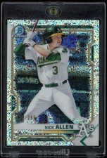 2021 Bowman Chrome Nick Allen Speckle Refractor Prospect Card #186/299