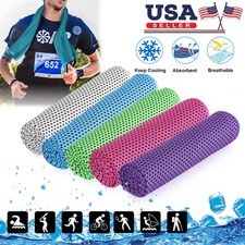 3 PCS Cooling Towel Ice Towel Neck Wrap For Sports Running Jogging Gym Chilly