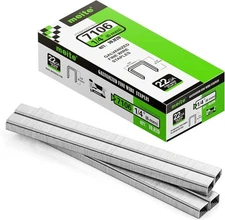 meite 22 Gauge 71 Series 3/8-Inch (9.1 mm) Crown Galvanized Upholstery Staples