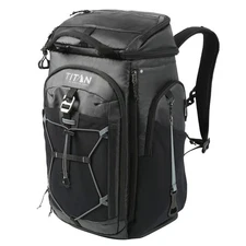 Titan 26-can Backpack Cooler, Black, Gray or Green, 5 Compartments, NEW