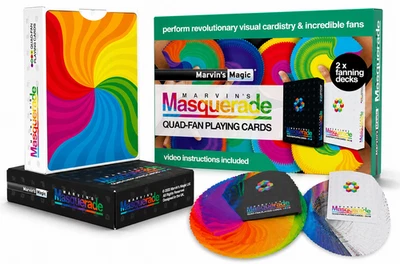 Marvin’s Magic Masquerade Card Trick Set – Magic Playing Cards Gift UK - Image 1 of 4
