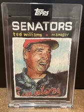 2025 Topps Shoebox Treasures TED WILLIAMS #97 Andy Friedman ENCASED CANVAS Stock