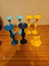 7Pcs Sucker Pop Slicone Darts Throwing Game Sticky Pop Table Toy Party Games