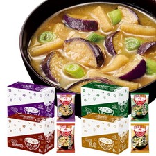 AJINOMOTO Freeze-Dried Miso Soup Set (4 varie...