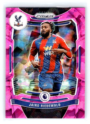 2021-22 PANINI Prizm PL Pink Ice 295 Jairo Riedewald (Crystal Palace)
