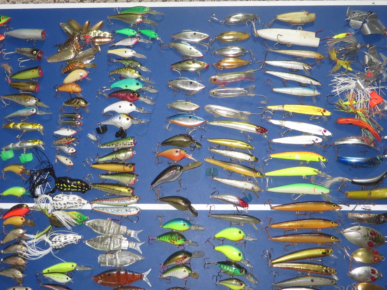 Huge Fishing Lure Lot over 250 Lures Rebel Rapala Berkley CC Creek - Image 6