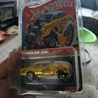 Hot Wheels Redline Club '55 Chevy Bel Air Diecast Car Dirty Blonde Premium Gold