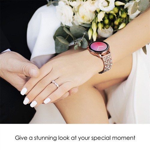 Strap Stainless Bling Steel Diamond For Samsung Galaxy Watch 5Pro/5 4 Active2 - Picture 7 of 17