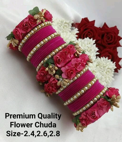 Floral bangles hotsell