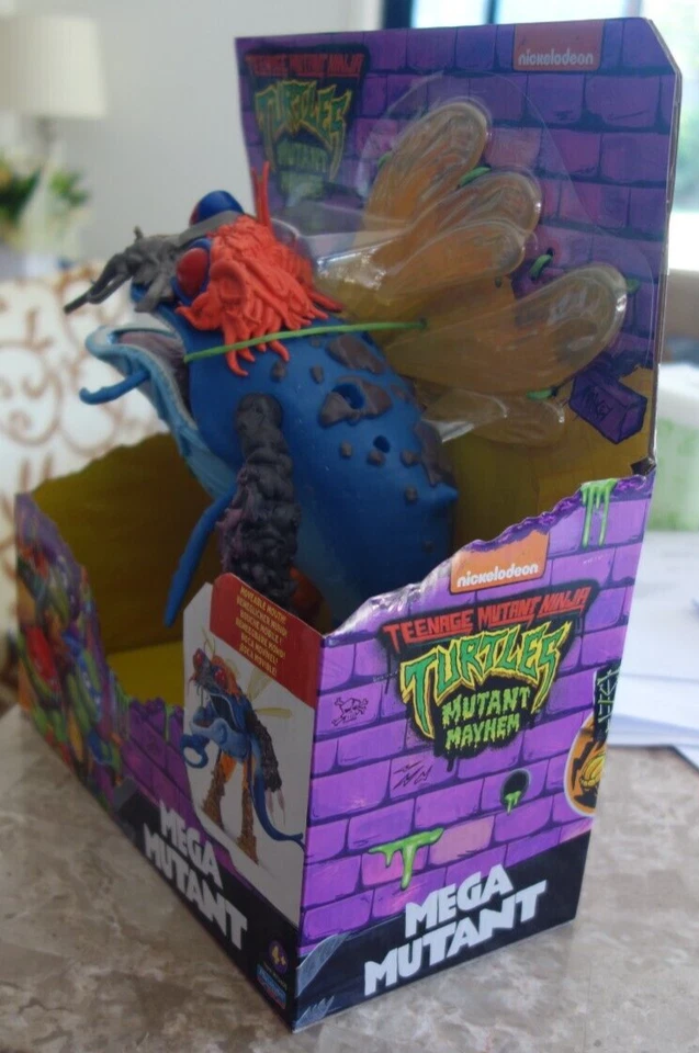Figura de 8" Teenage Mutant Ninja Turtles Mutant Mayhem The Mega Mutant Super Fly Foto 3 de 4