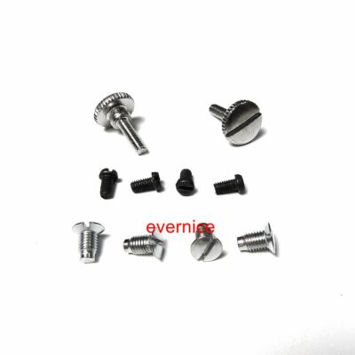10 Pcs Screws Needle Plate Feed Dog Foot For Singer 15-30+ Home Sewing Machine