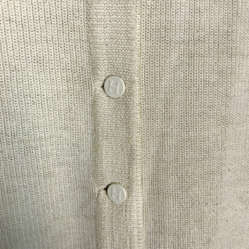 Men's Hermes Paris Jessy Wool Vest Sleeveless Button Tank Top Gilet Size 38 / S - Picture 4 of 8