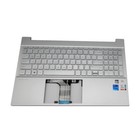 Palmrest For HP Pavilion 15-EH 15-EG Keyboard w/FRP Backlit Silver M08910-001 US
