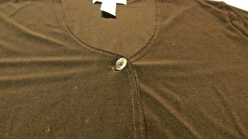 Sag Harbor Stretch Women Shirt Black Sz Large Thin Long Sleeve - Picture 5 of 7