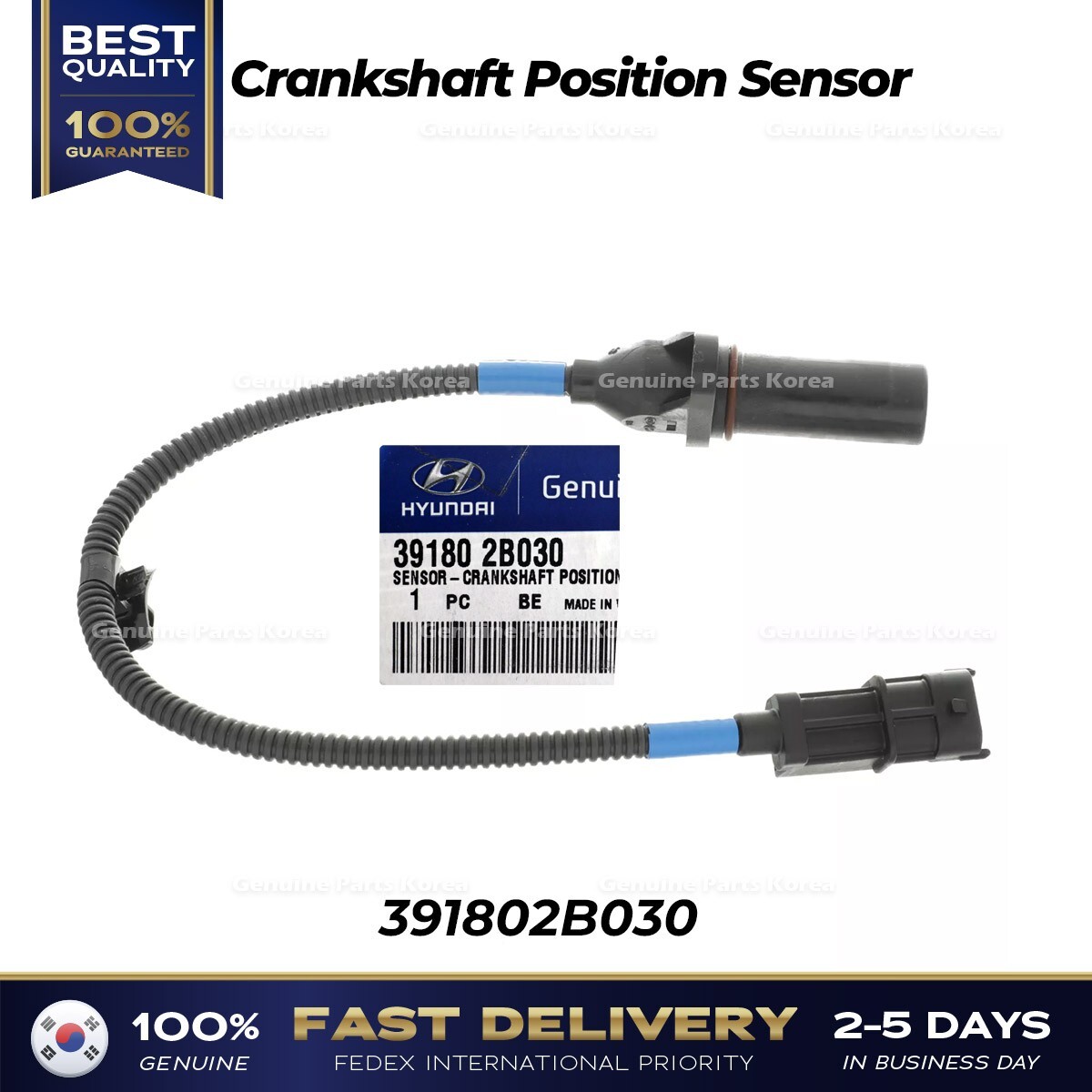 ⭐Genuine⭐ Crankshaft Position Sensor 391802B030 for