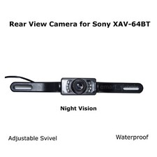New Rear View Camera Backup License Plate Night for Sony XAV-64BT XAV64BT