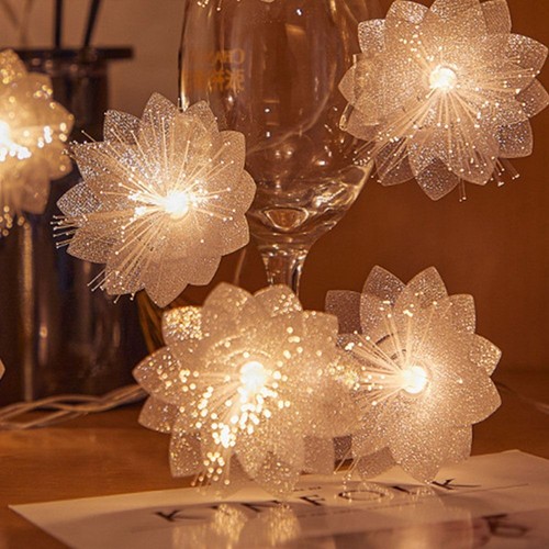 Battery Powered Fairy Lamps LED Christmas Tree Flower Lights Home - Picture 3 of 10