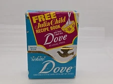 Vintage Dove White Bath Size 2 Pack Free Julia Child Recipe Book