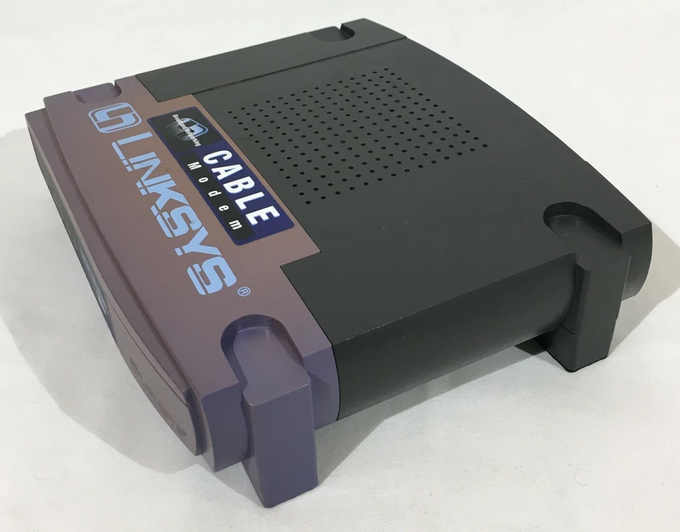 Linksys Cable Modem Model BEFCMU10 v2 with Ethernet & Cable Ports Tested Working - Image 4 of 4