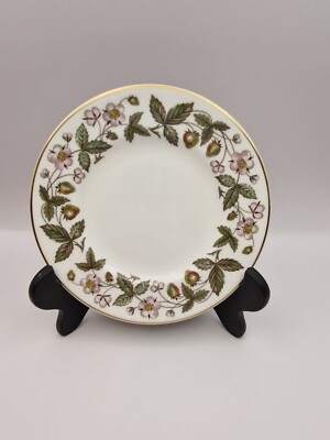 Vintage Wedgwood Strawberry Hill Weinrebe Bordüre Brot Beilagenteller Goldrand 6''