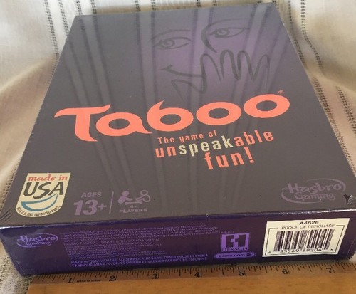NEW Taboo Party Game of Unspeakable Fun SEALED 13 And Up 600 Plus Taboo Words - Picture 3 of 5