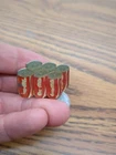 Coca Cola Coke 6 pack red cans vintage hat lapel pin tie tack nos