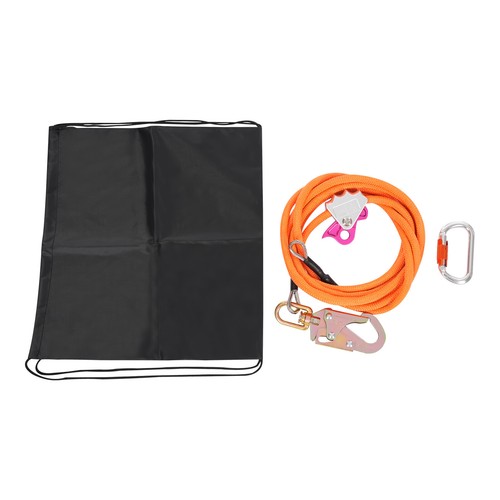 1/2in X 16ft Steel Core Lanyard Kit Flipline Climbing Swivel Snap Flip Line New - Picture 6 of 19