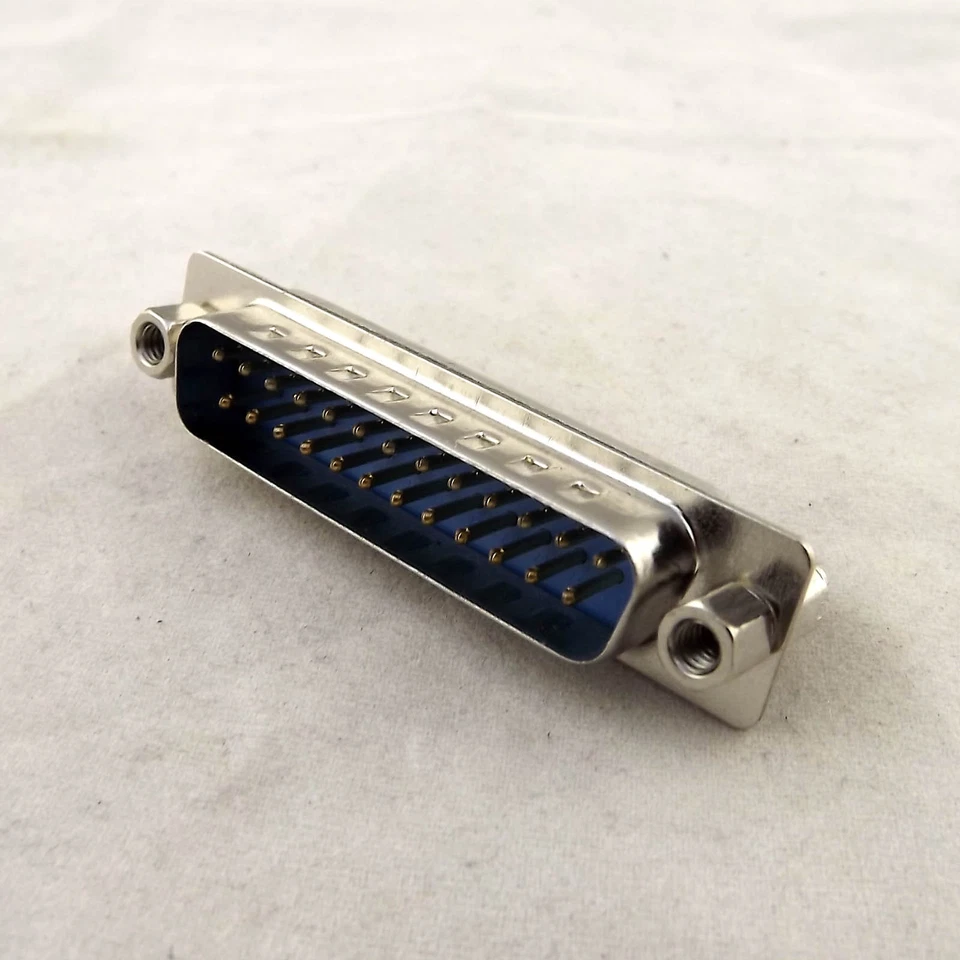 D-SUB DB25 25 Pin Male DIP PCB Solder Connector Adapter DP25 2 Rows Lock Screw - Image 3 of 4