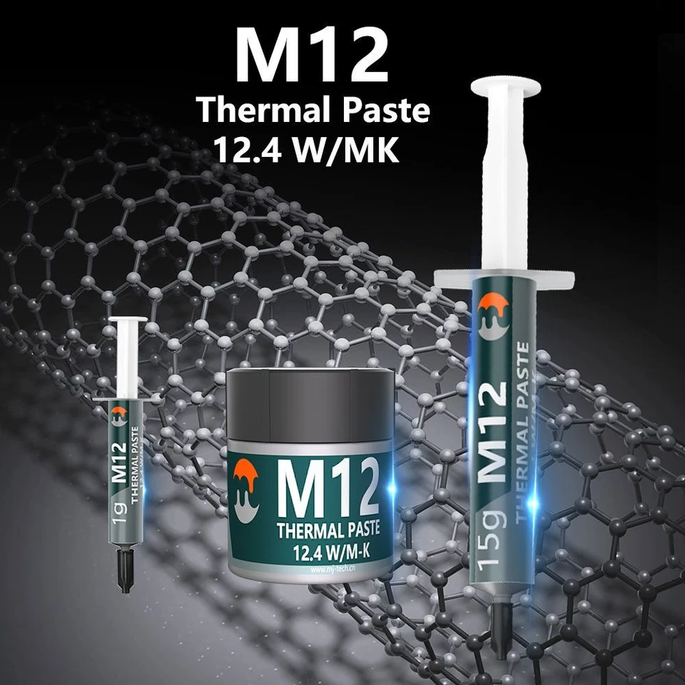 Thermal Paste Performance Thermal Conductive Grease Paste 12.4 W/MK 1/4/8/15/30g - Image 2 of 4