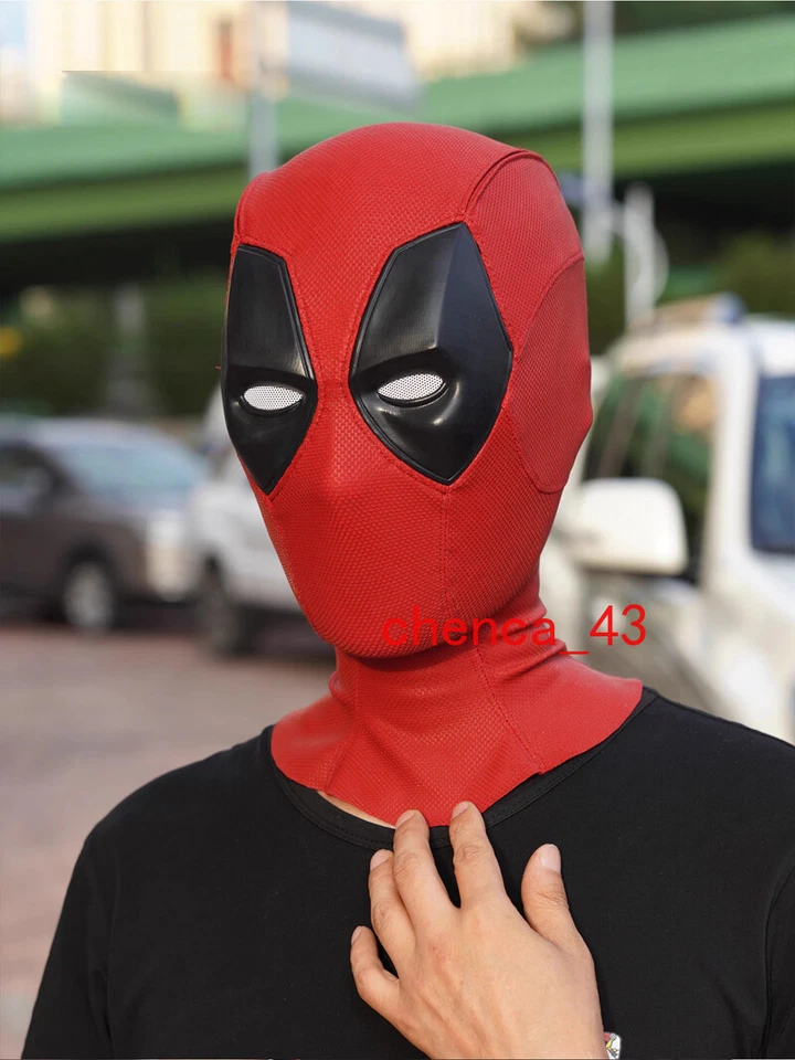 New Handmade Deadpool 3 Movie Mask Cosplay Wearable Helmet Prop Mask + Faceshell - Image 4 of 4