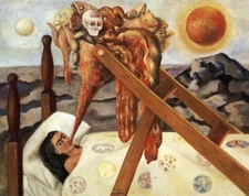Print or Canvas -   Without Hope - by  Frida Kahlo