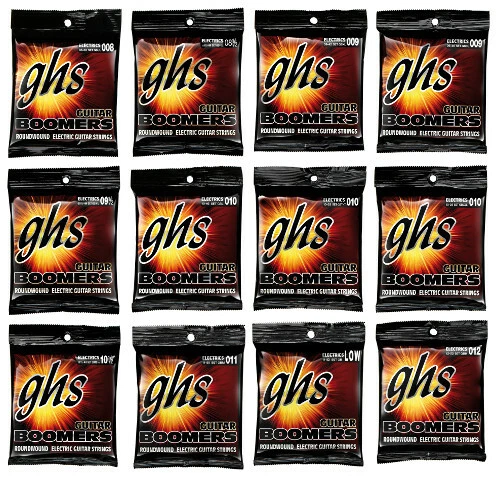GHS Boomers - Saiten für E-Gitarre Gitarrensaiten - verschiedene Stärken