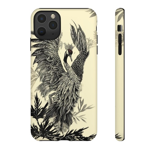 Red Crowned Crane Bird Phone Case for iPhone, Samsung Galaxy, Pixel - 第 83/175 張圖片