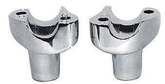 V-Factor 41015 Chrome 2'' Handlebars Risers for Harley Davidson 1'' Application