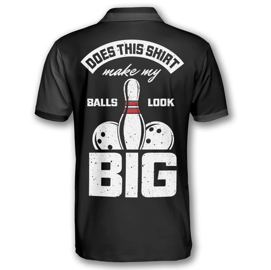 Personalized Name Bowling Skull Argyle Pattern 3D Polo Shirt