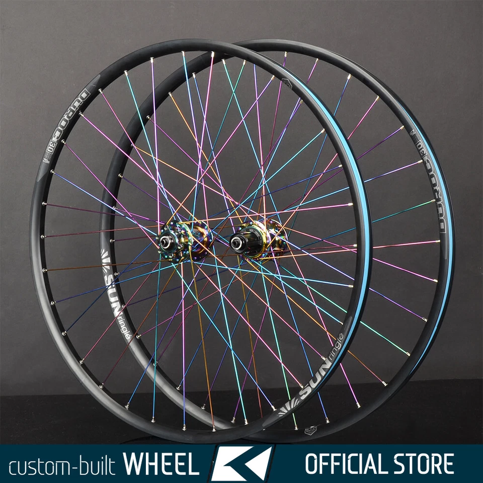 MTB Bicycle Wheel Set Duroc 30/35mm Tubeless QR Thru Axle Boost HG XD MS Wheels - Image 4 of 4