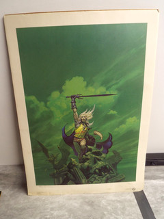 Michael Whelan Stormbringer Print Poster Roughly 22x18 Signed 72/450 1977