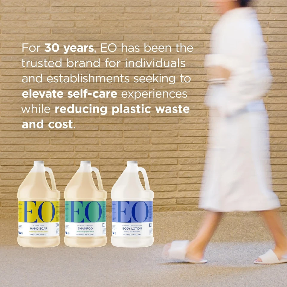 Jabón líquido de manos EO limón y eucalipto 128 OZ limpiador de aromaterapia orgánico Foto 4 de 4