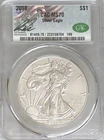 2018 CAC MS70 ASE American Silver Eagle Ron Drzewucki Signed! 1 troy oz .999