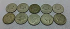 (Lot 40) 1965-69 40% Silver Kennedy Half Dollar Lot Of 10 Halves
