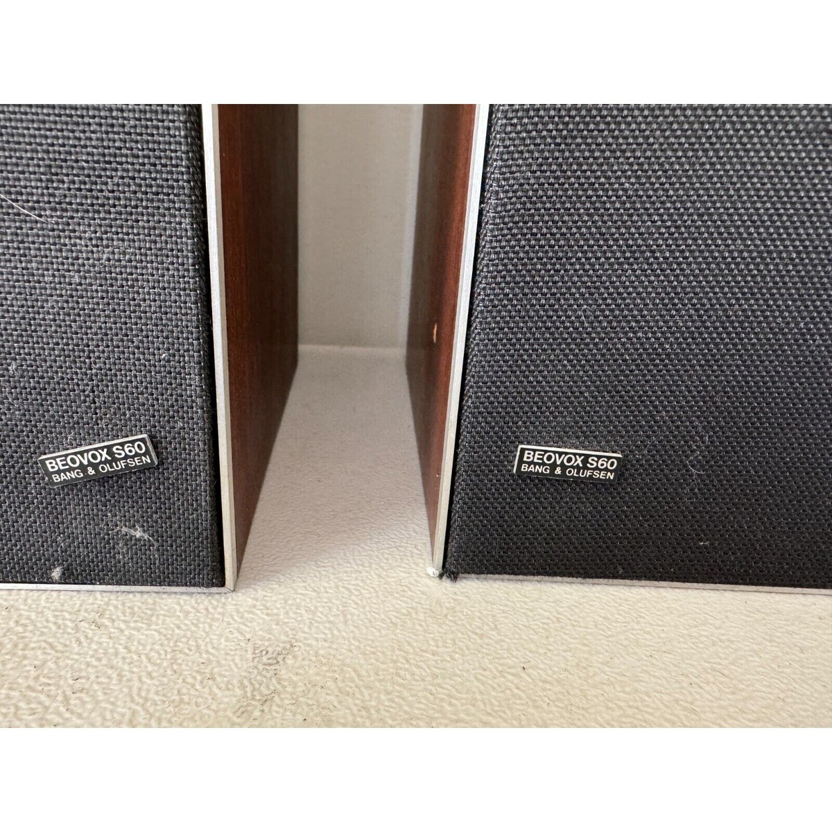 Beo Vintage Vintage Pair of Bang & Olufsen Beovox S60 Type 6303 Speaker Tested