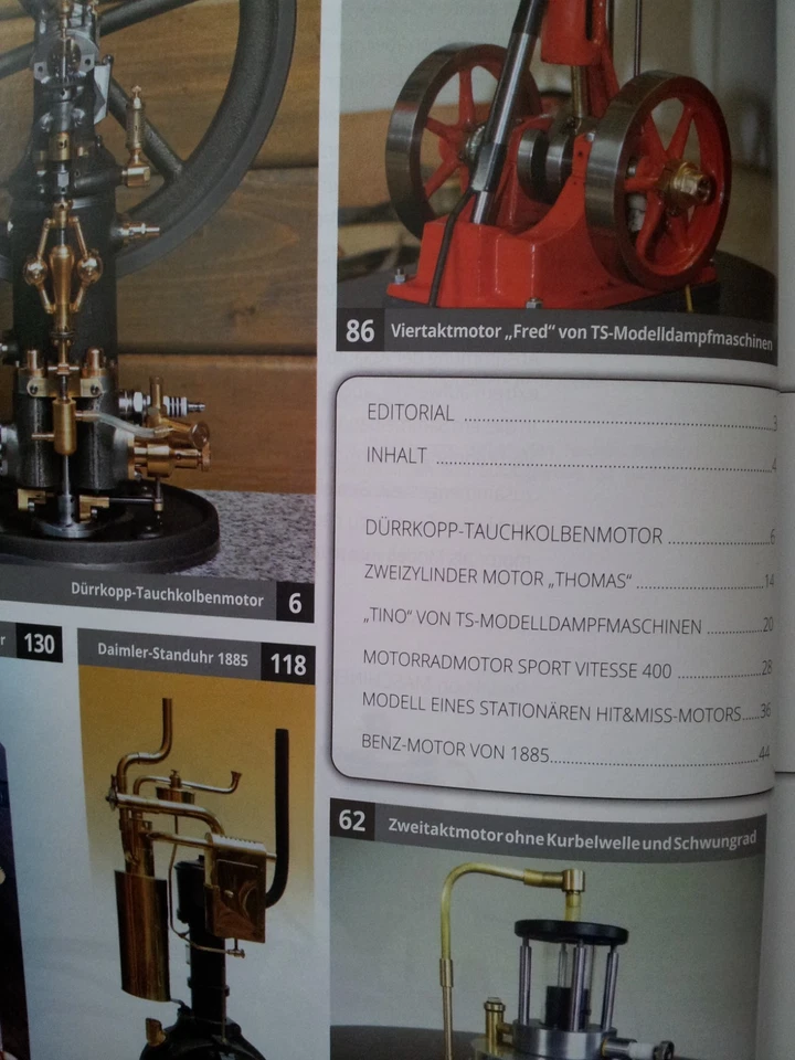 Maschinen Highlights im Modellbau-Verbrennungsmotoren,Reihenmotoren,V6 Motor etc - Bild 3 von 4