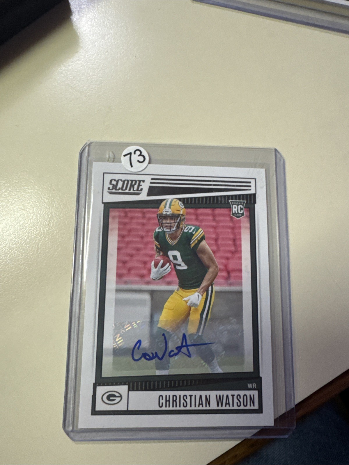 2022 Score - Rookies Christian Watson #367 Signatures (AU, RC)