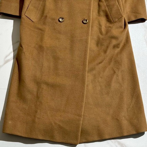 Burberry Braun Zweireiher Langer Mantel Camel Kaschmir - Bild 4 von 10