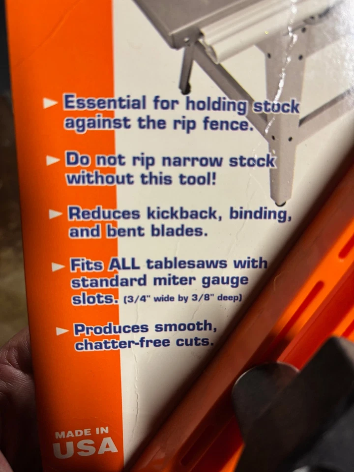 Bench Dog Tools Single Feather-Loc Multipurpose Featherboard FL100 Tablesaw New - Image 2 of 3