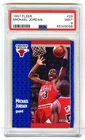 MICHAEL JORDAN~CHICAGO BULLS~1991 FLEER PSA-9 MINT HOT GRADED CARD#29 (NEW CASE)