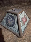 Vtg 1985 MILLER HIGH LIFE BEER GIRL ON THE MOON Hanging Poker Pool Table Light